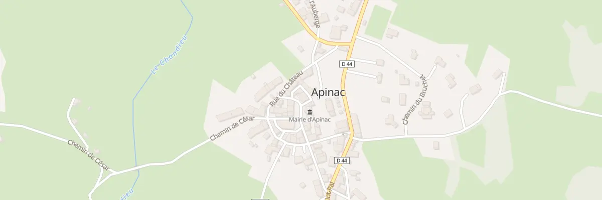 Plan du 126 Pl de l’Église à Apinac