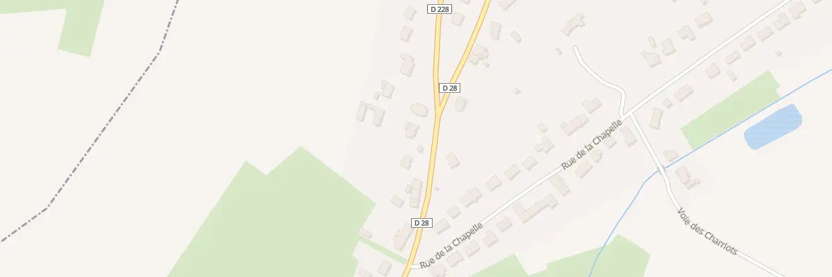Plan du 86B Rte de Binche à Élesmes