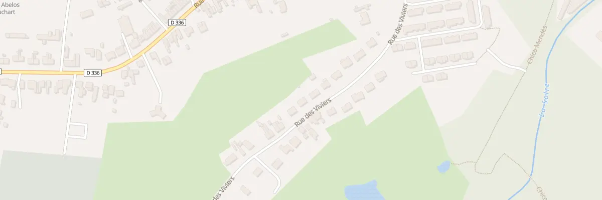 Plan du 18 Rue des Viviers à Rousies