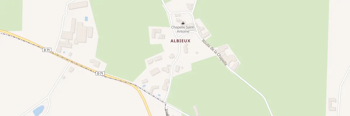 Plan du 133 Rte des Pins Boulanges à Bussy-Albieux