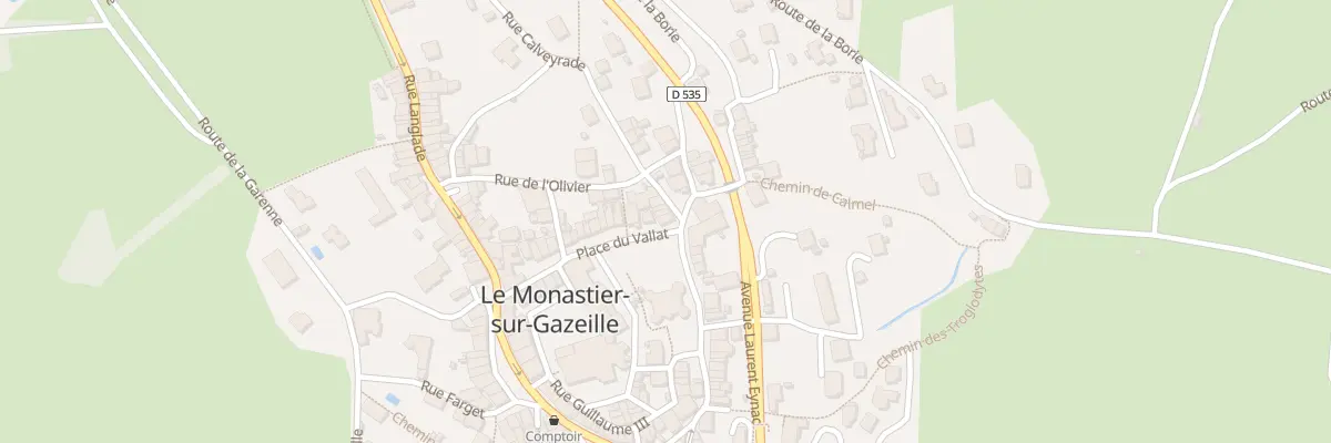 Plan du 21 Pl du Vallat au Monastier-sur-Gazeille