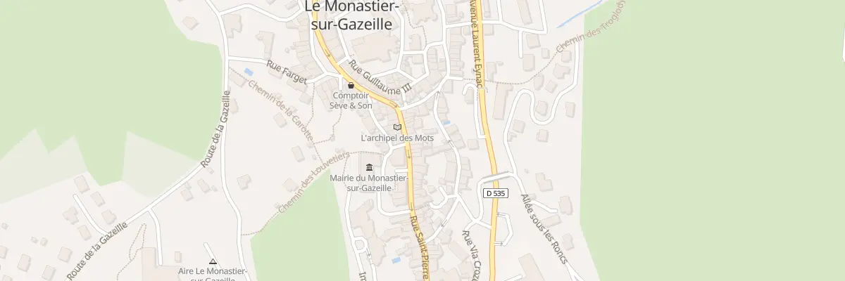Plan du 33 Rue Saint - Pierre au Monastier-sur-Gazeille