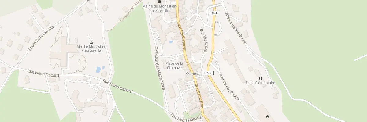 Plan du 62 Rue Saint - Pierre au Monastier-sur-Gazeille