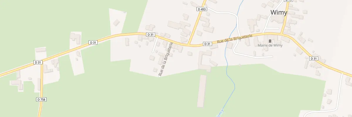 Plan du 13 Rue de la Briqueterie à Wimy