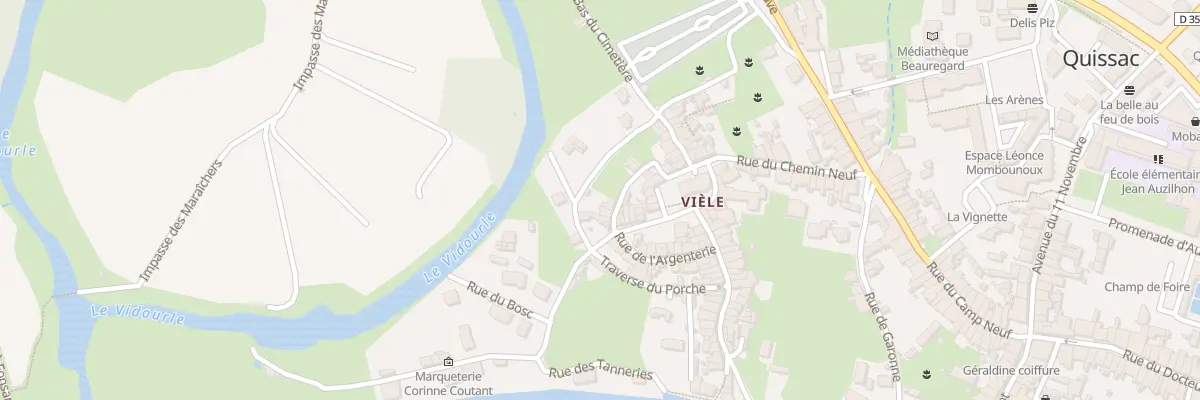 Plan du 6 Rue Bourbon à Quissac