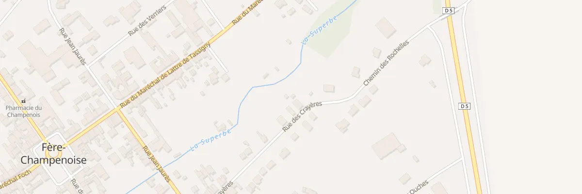 Plan du 237 Rue des Crayères à Fère-Champenoise