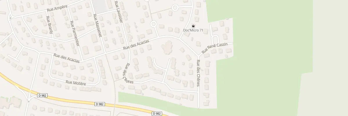 Plan du 25 Rue des Cèdres à Digoin