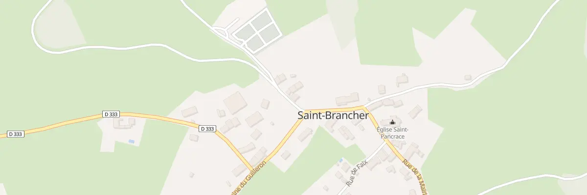 Plan du 2 Rue du Charme à Saint-Brancher