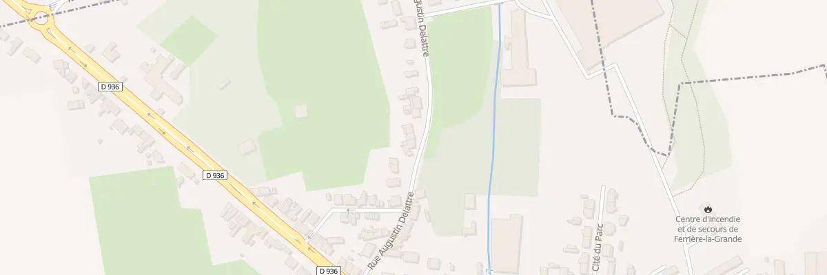Plan du 19 Rue Augustin Delattre à Ferrière-la-Grande