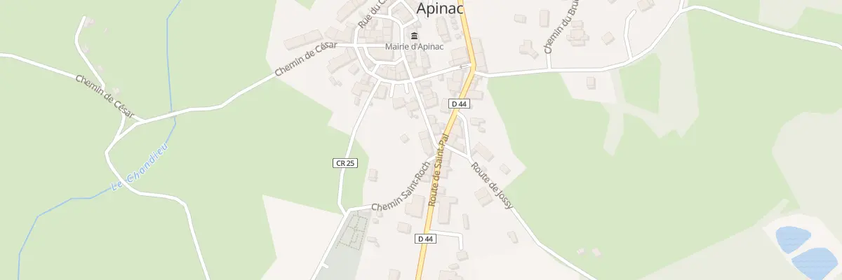 Plan du 96 Rue des Commerces à Apinac