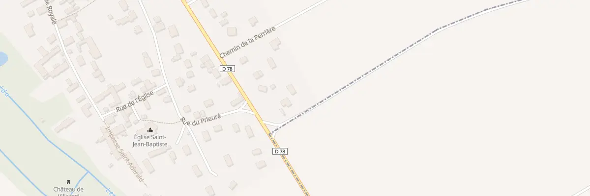 Plan du 3 La Voie du Mont à Villacerf