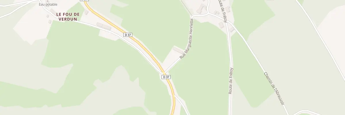 Plan du 102 Les Foux de Verdun à Lavault-de-Frétoy