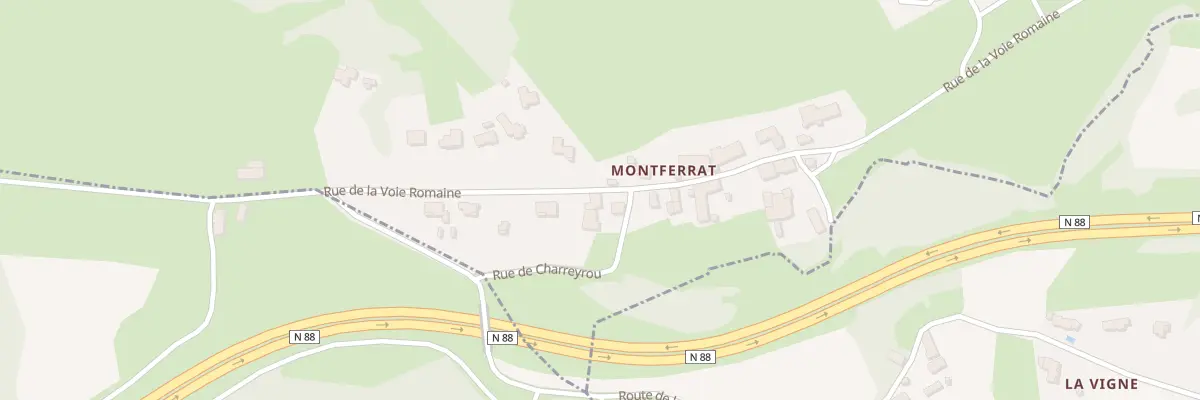 Plan du 10 Rue de la Voie Romaine à Saint-Étienne-Lardeyrol