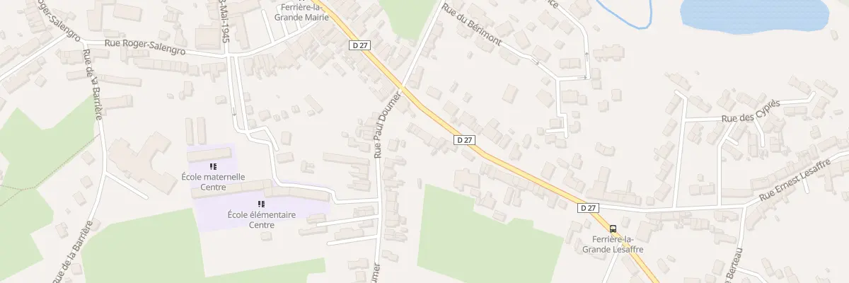 Plan du 50 Rue Victor Hugo à Ferrière-la-Grande