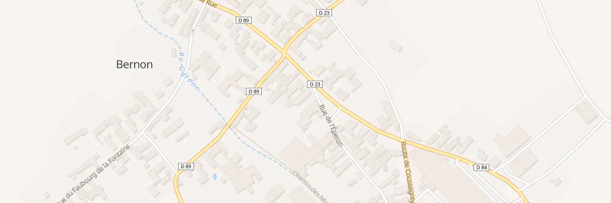 Plan du 32 Rue Grande Rue à Bernon