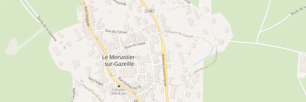 Plan du 33 Pl du Vallat au Monastier-sur-Gazeille