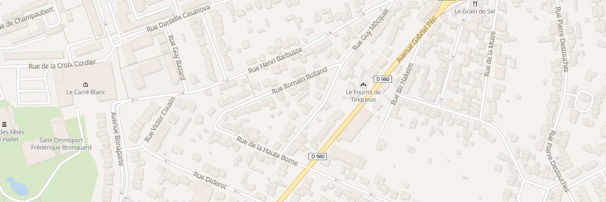 Plan du 26 Rue Guy Mocquet à Tinqueux