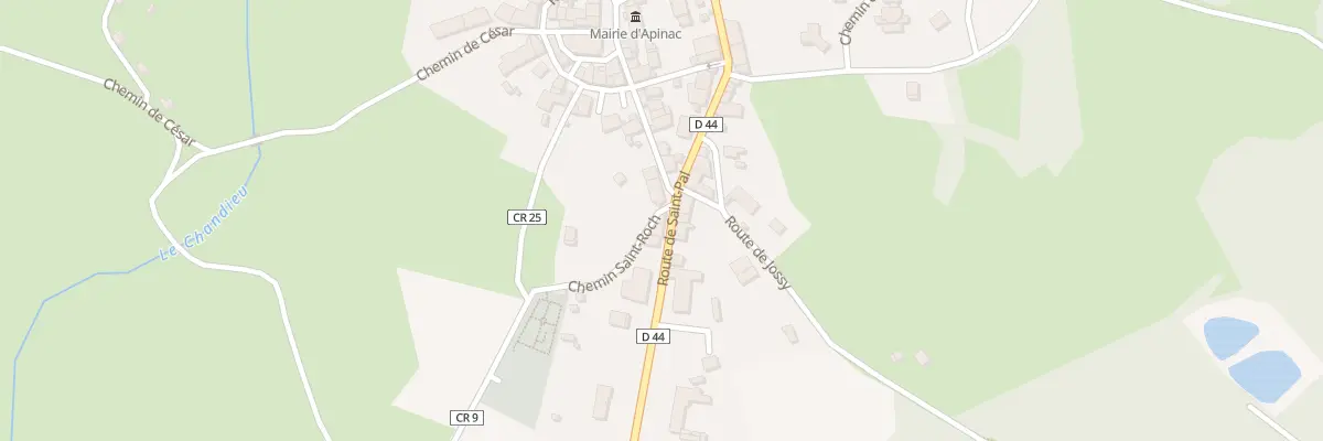 Plan du 5015 Le Bourg à Apinac
