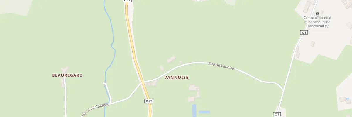 Plan du 2 Rue de Vannoise à Larochemillay