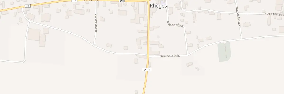 Plan du 10 Rue de l’Orme à Rhèges