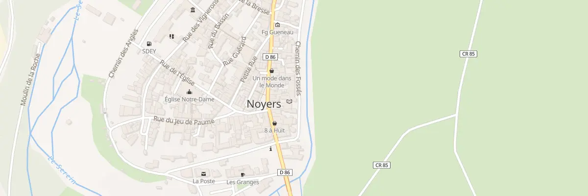 Plan du 5 Chem des Fossés à Noyers