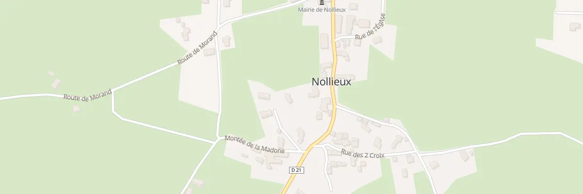 Plan du 5244 Le Bourg à Nollieux