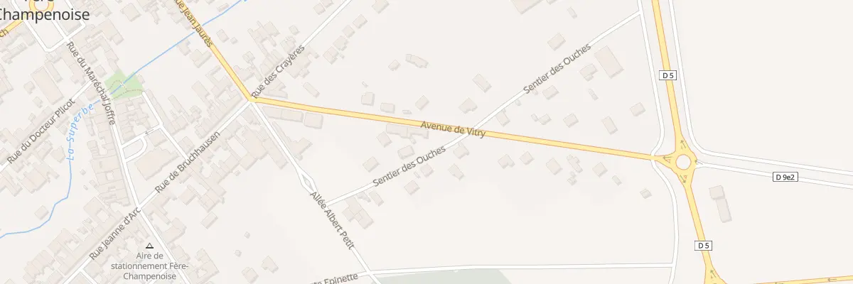 Plan du 182 Av de Vitry à Fère-Champenoise