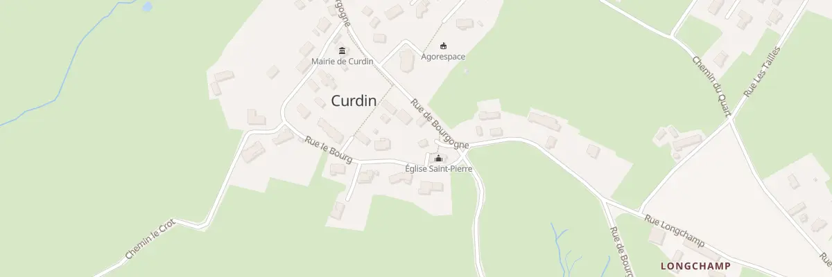 Plan du 5025 Corneloup à Curdin