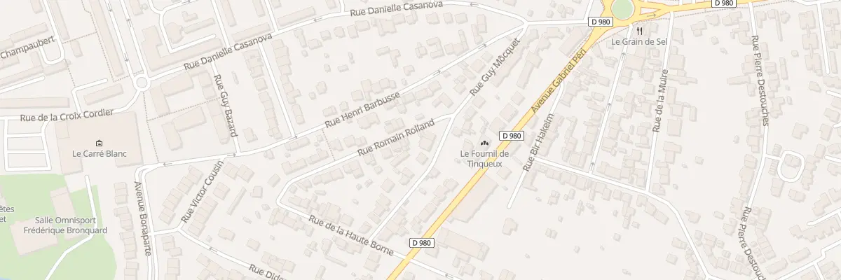 Plan du 20 Rue Guy Mocquet à Tinqueux