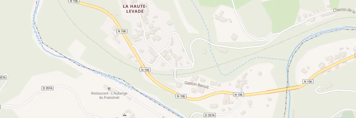 Plan du 72 Che de la Haute Levade à Sainte-Cécile-d’Andorge
