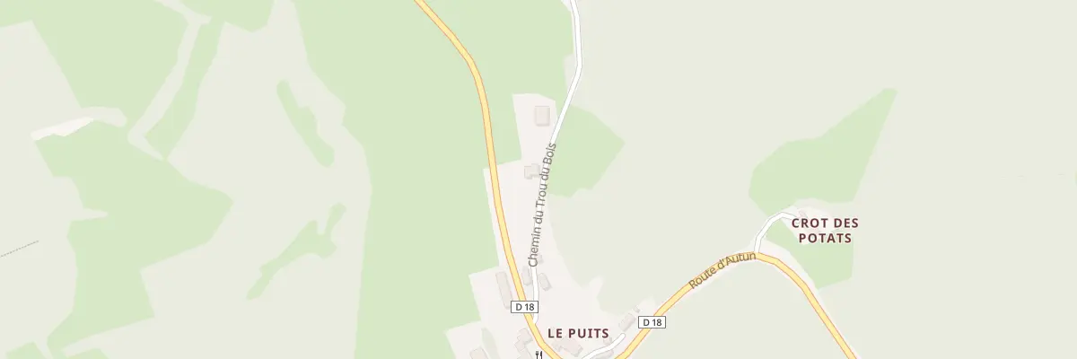 Plan du 11 Che du Trou du Bois à Villapourçon