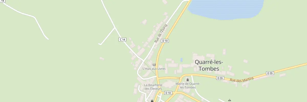 Plan du 12 Rue de l’Étang à Quarré-les-Tombes