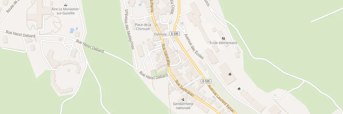 Plan du 21 Rue Saint - Jean au Monastier-sur-Gazeille