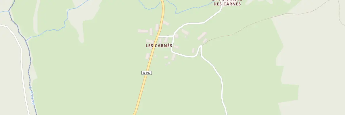 Plan du 8 Che des Cheintrates à Arleuf