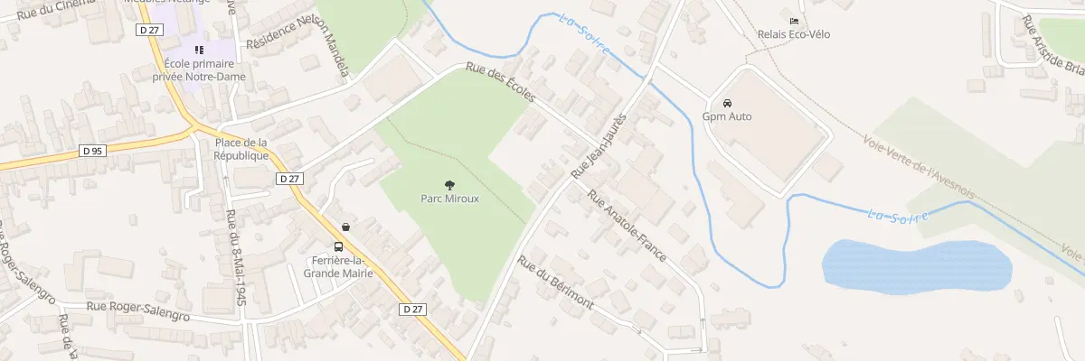 Plan du 9 Rue Jean Jaurès à Ferrière-la-Grande