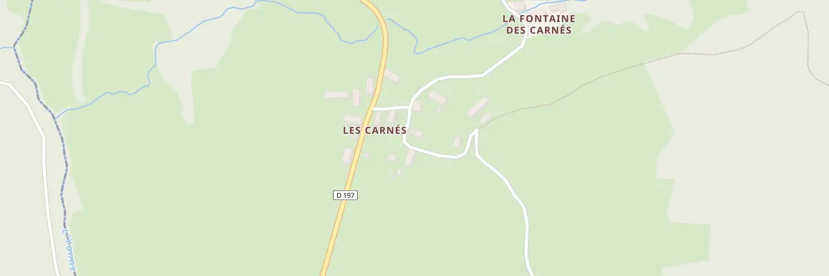 Plan du 3 Che des Cheintrates à Arleuf