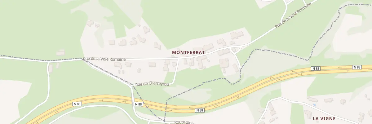 Plan du 12 Rue de la Voie Romaine à Saint-Étienne-Lardeyrol