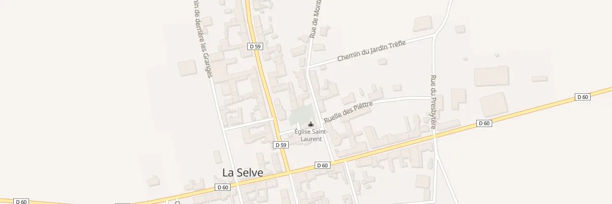 Plan du 3 Rue de Montigny à La Selve