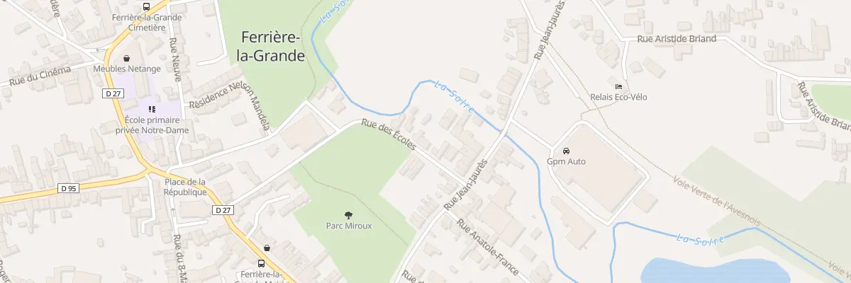 Plan du 19 Rue des Ecoles à Ferrière-la-Grande
