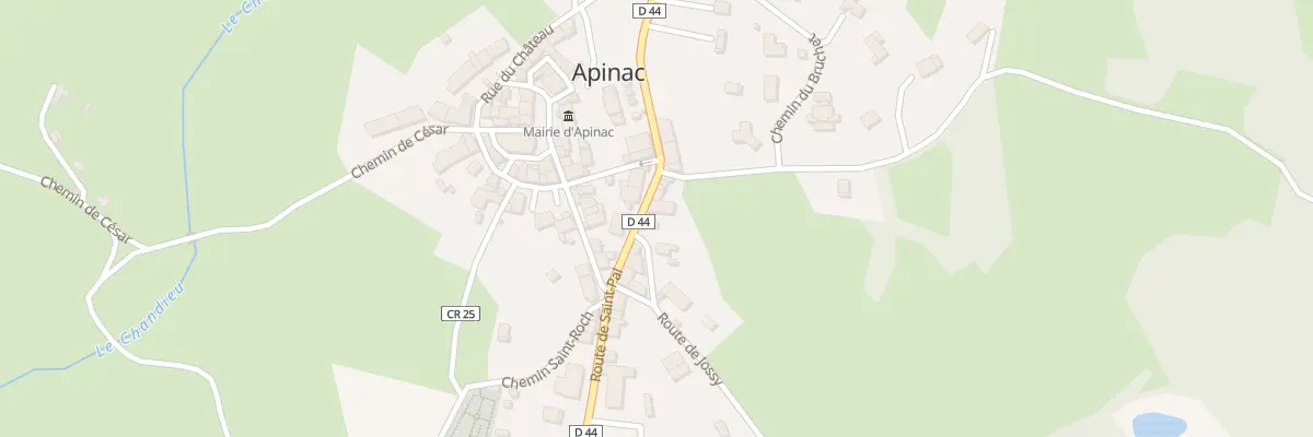 Plan du 191 Rte de Tiranges à Apinac