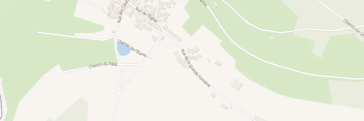 Plan du 8 Rue de la Grande Fontaine à Massangis