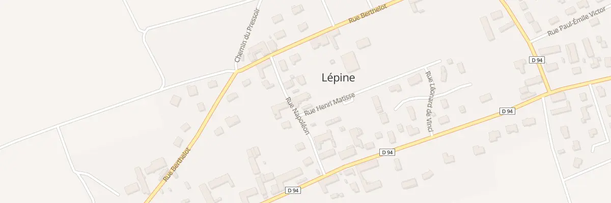Plan du 110 Rue Napoléon à Saint-Germain