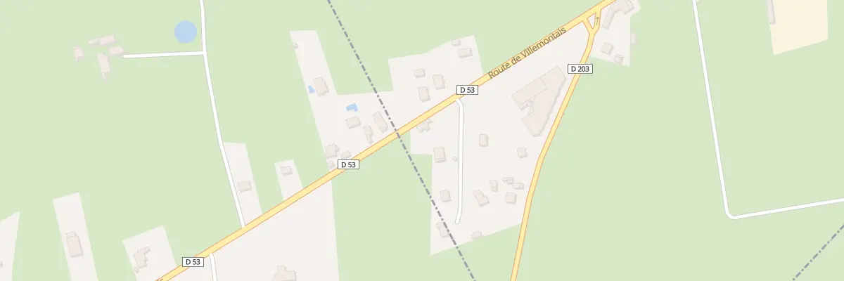Plan du 1763 Rte de Villemontais à Ouches