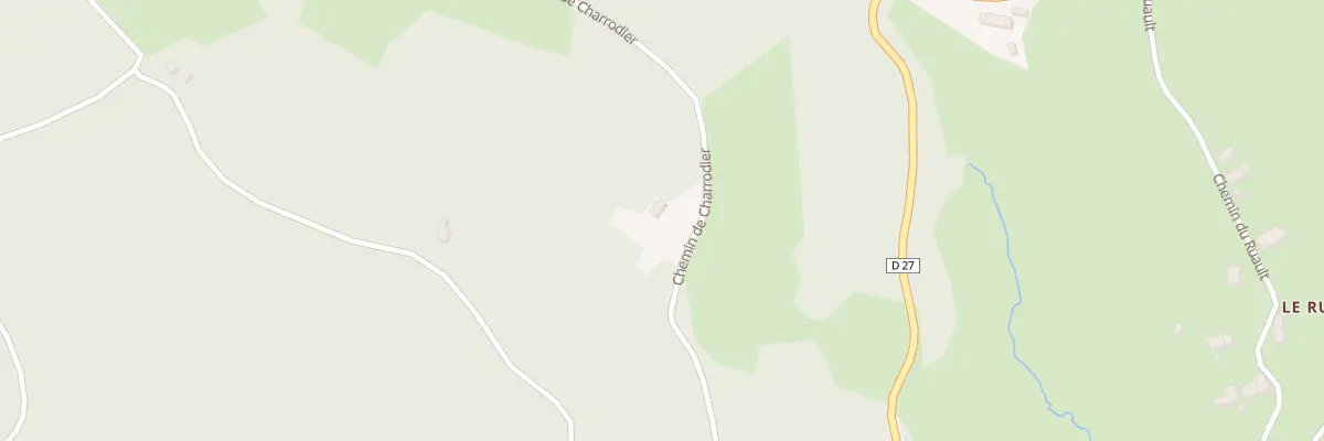 Plan du 2 Che de Charrodier à Larochemillay