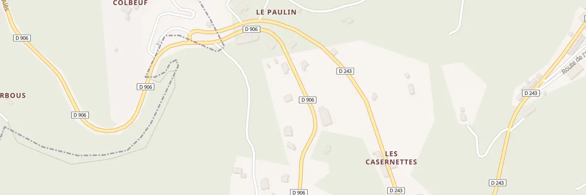 Plan du 34 Le Paulin à La Vernarède