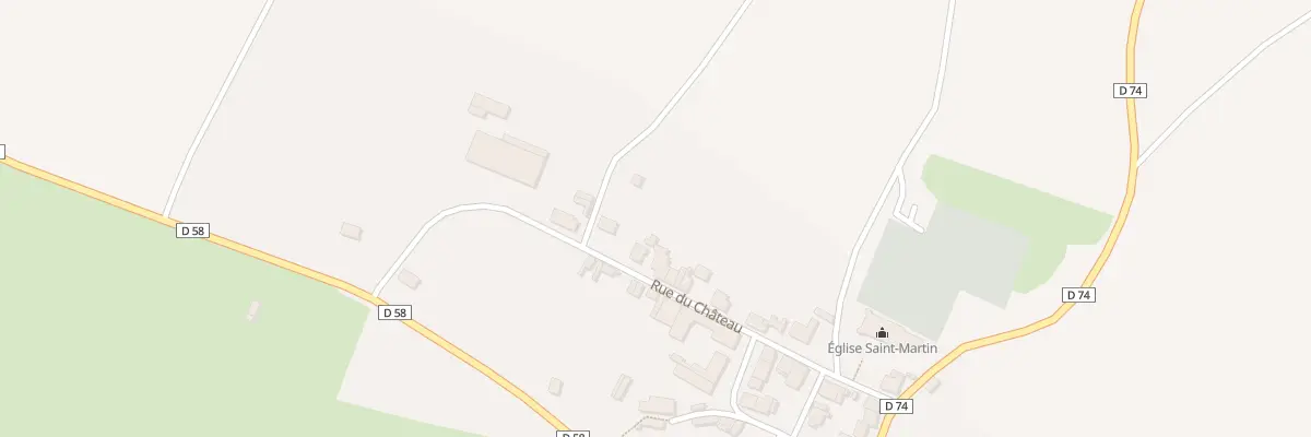 Plan du 22 Rue du Château à Chaourse