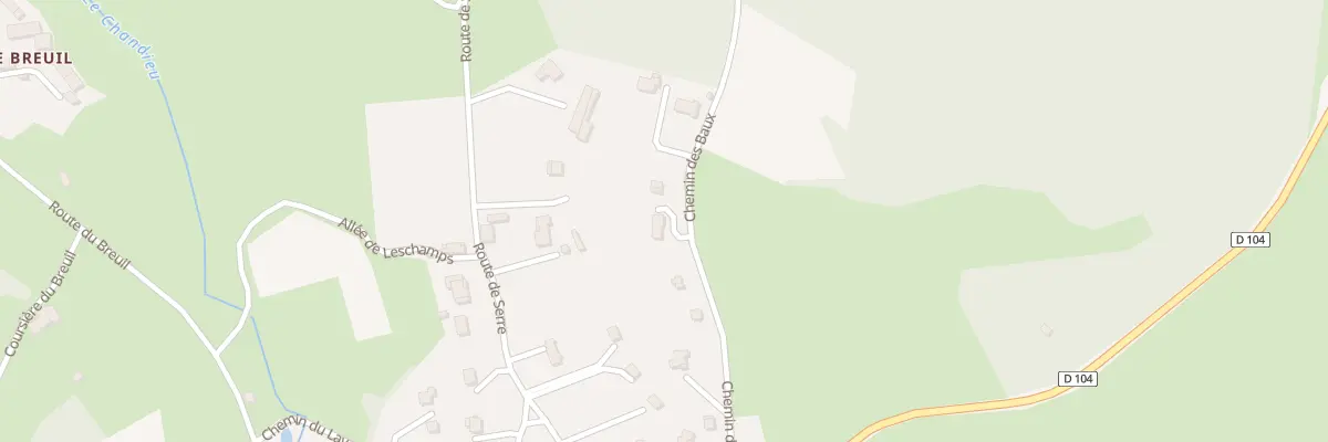 Plan du 271 Che des Baux à Apinac