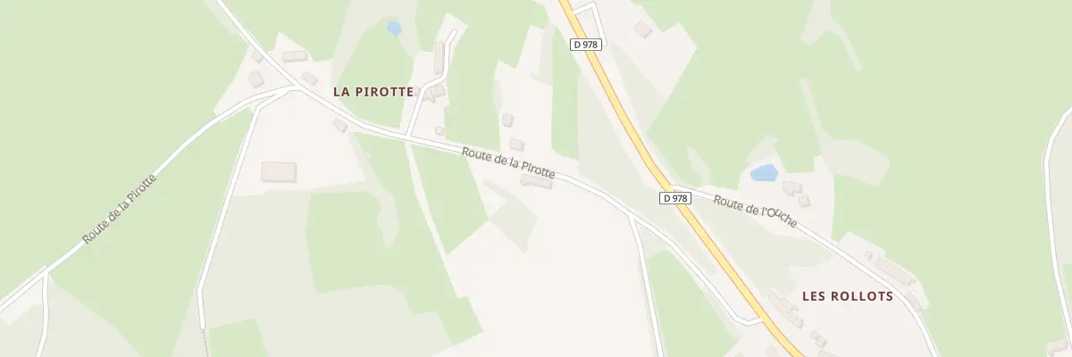 Plan du 9 Rte de la Pirotte à Arleuf