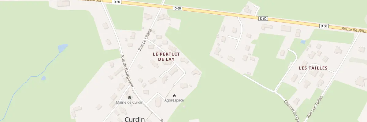Plan du 5198 Le Perthuit de Lay à Curdin