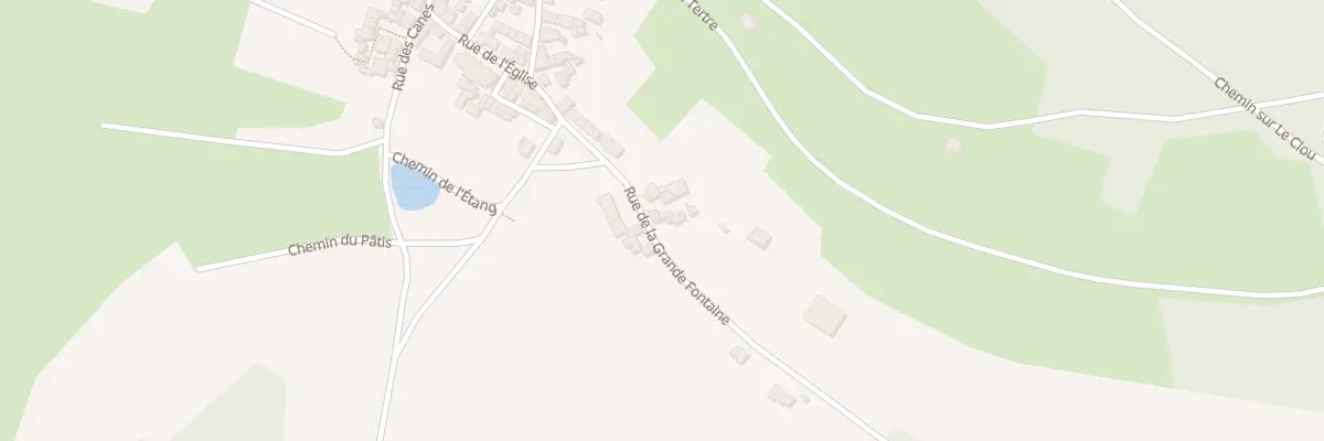 Plan du 21 Rue de la Grande Fontaine à Massangis